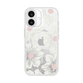 Kate Spade New York Liquid Glitter MagSafe - Case for iPhone 16 (Hollyhock Floral)