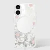 Kate Spade New York Liquid Glitter MagSafe - Case for iPhone 16 (Hollyhock Floral)