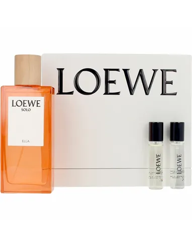 Women's Perfume Set Loewe Solo Ella 3 Pieces