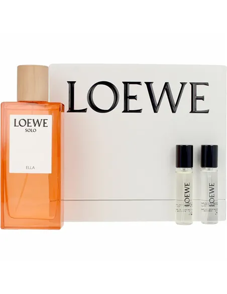 Women's Perfume Set Loewe Solo Ella 3 Pieces