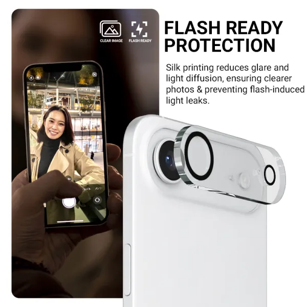 Crong Lens Shield - Glass for the camera and lens of the iPhone 17