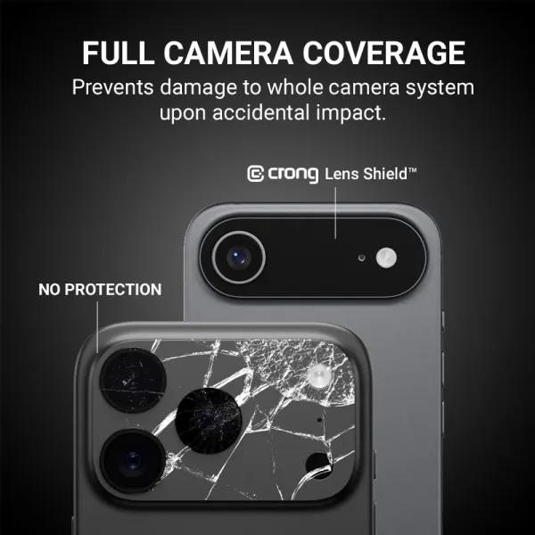 Crong Lens Shield - Glass for the camera and lens of the iPhone 17