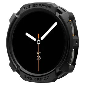 Spigen Rugged Armor - Case for Samsung Galaxy Watch 8 44 mm (Matte Black)