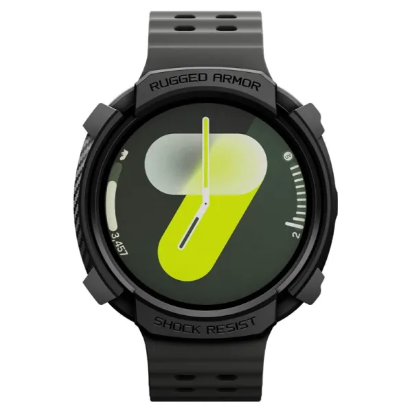 Spigen Rugged Armor - Case for Samsung Galaxy Watch 8 44 mm (Matte Black)