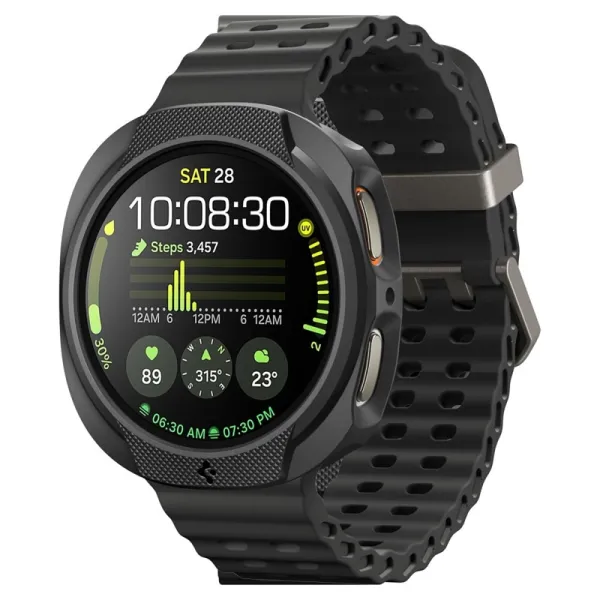 Spigen Liquid Air - Case for Samsung Galaxy Watch 8 40 mm (Matte Black)