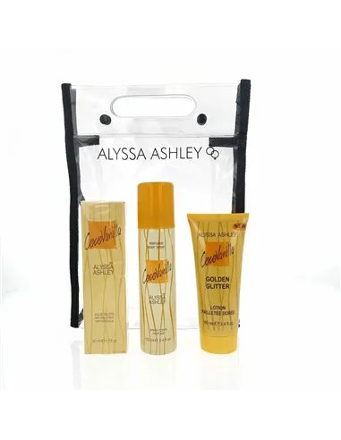 Women's Perfume Set Alyssa Ashley EDT 3 Pieces