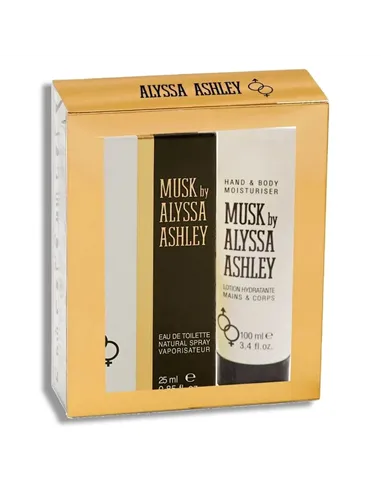 Women's Perfume Set Alyssa Ashley Musk EDT 2 Pieces