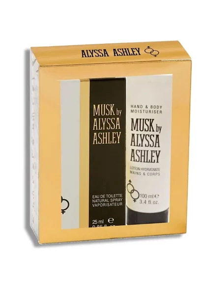 Women's Perfume Set Alyssa Ashley Musk EDT 2 Pieces