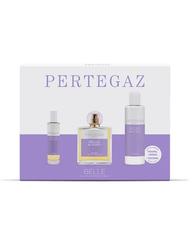 Women's Perfume Set Pertegaz Pertegaz Belle EDP 3 Pieces