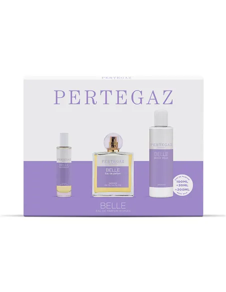 Women's Perfume Set Pertegaz Pertegaz Belle EDP 3 Pieces