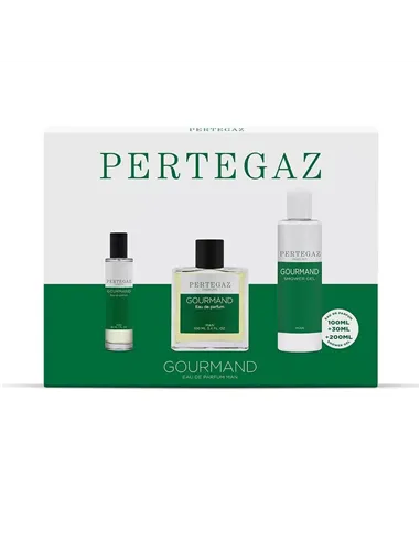 Men's Perfume Set Pertegaz Gourmand EDP 3 Pieces