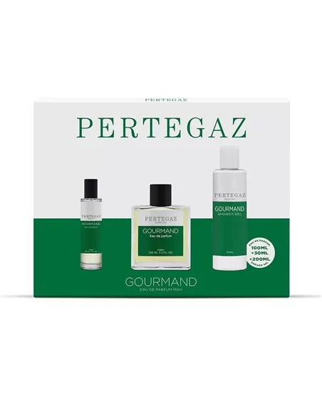 Men's Perfume Set Pertegaz Gourmand EDP 3 Pieces