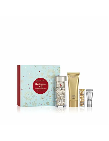 Women's Cosmetics Set Elizabeth Arden Hyaluronic Acid 50 ml Ceramide Capsules 4 Pieces