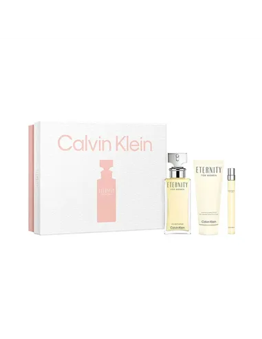 Women's Perfume Set Calvin Klein Eternity EDP 3 Pieces