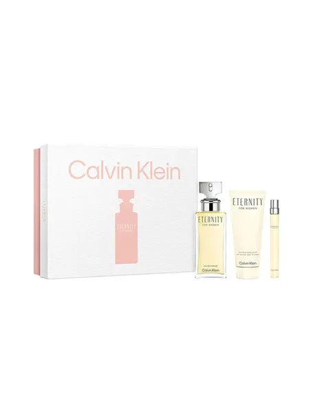 Women's Perfume Set Calvin Klein Eternity EDP 3 Pieces