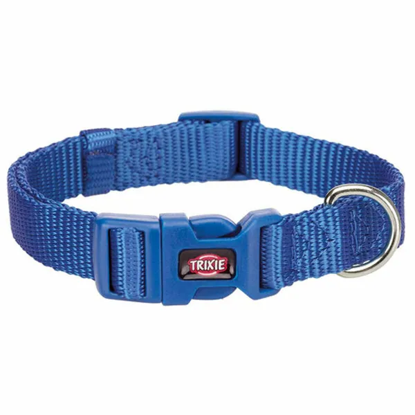 Dog collar Trixie New Premium Cobalt blue S 25-40 cm