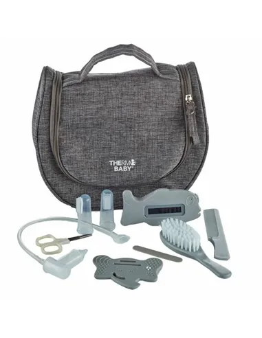 Hygiene set ThermoBaby 9 Pieces Grey