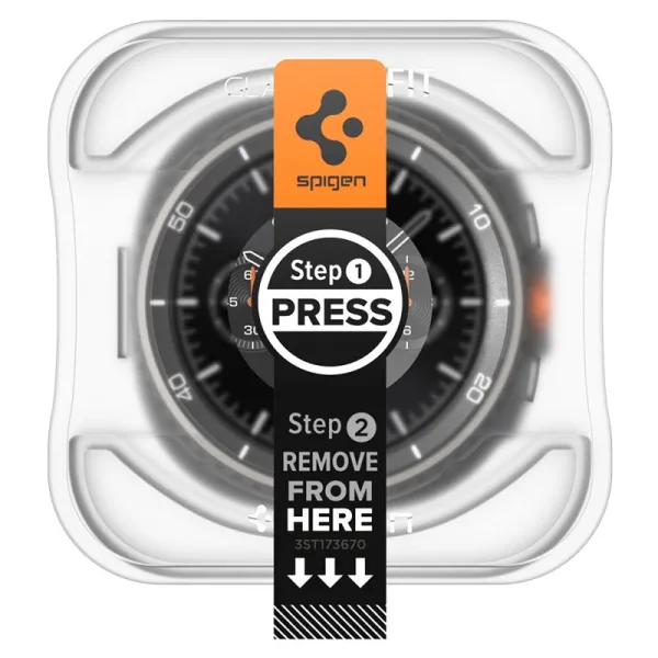 Spigen GLAS.TR EZ FIT 2-Pack - Tempered Glass for Samsung Galaxy Watch 8 Classic 46 mm (2 pcs)