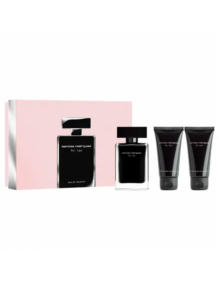 Women's Perfume Set Narciso Rodriguez For Her EDT 3 Pieces