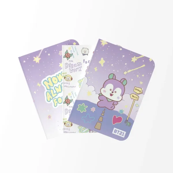 BT21 - Set of A6 MANG notebooks (3 pieces)