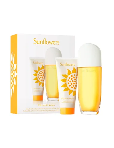 Women's Perfume Set Elizabeth Arden EDT Sunflowers 2 Pieces