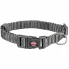Dog collar Trixie New Premium Graphite XS/S 22-35 cm