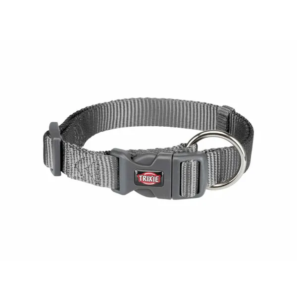 Suņa kaklasiksna Trixie New Premium Grafīts M/L 35-55 cm