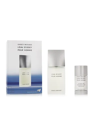 Men's Perfume Set Issey Miyake EDT L'Eau D'Issey 2 Pieces