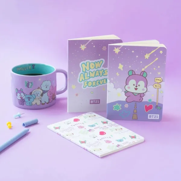 BT21 - Set of A6 MANG notebooks (3 pieces)