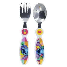 Disney Stitch - Palms Collection Metal Cutlery Set (Spoon and Fork)