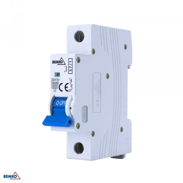 OVERCURRENT CIRCUIT BREAKER 1P B 02A