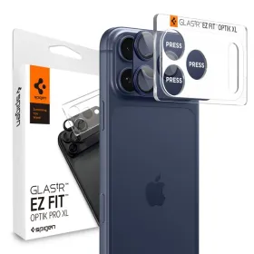 Spigen Optik Pro XL Glas.TR EZ Fit - iPhone 17 Pro Max Lens Protective Glass (Blue)