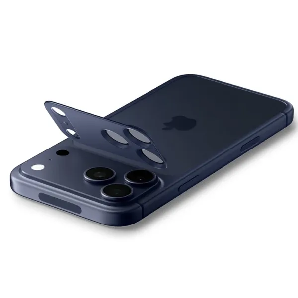 Spigen Optik Pro XL Glas.TR EZ Fit - iPhone 17 Pro Max Lens Protective Glass (Blue)