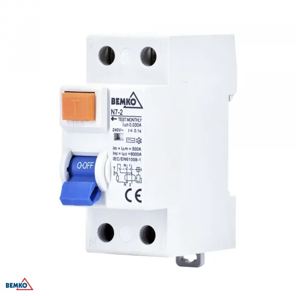 DIFFERENTIAL CURRENT CIRCUIT BREAKER AC 2P 25A 30mA