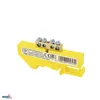 DIN RAIL TERMINAL BLOCK 6x9 YELLOW