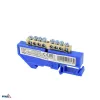 DIN RAIL TERMINAL BLOCK 6x9 BLUE