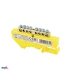 DIN RAIL TERMINAL BLOCK 6x9 YELLOW