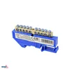 DIN RAIL TERMINAL BLOCK 6x9 BLUE