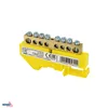 DIN RAIL TERMINAL BLOCK 6x9 YELLOW