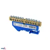 DIN RAIL TERMINAL BLOCK 6x9 BLUE