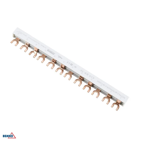 BUSBAR 3F TYPE-U 10MM2 12 MOD.