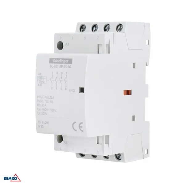 MODULAR CONTACTOR SC201 2P 25A TYP 04 (0NO + 4NC) SCHELINGER