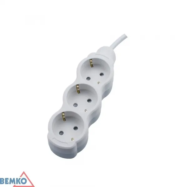 EXTENSION CORD NA SCHUKO 3X 2P+Z 1.5MM X 1.5M