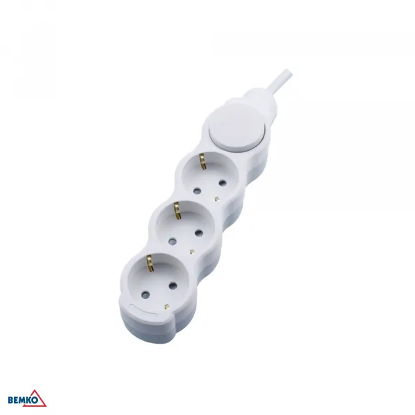 EXTENSION CORD NA SCHUKO 3X 2P+Z+WYŁ. 1.5MM X 1.5M