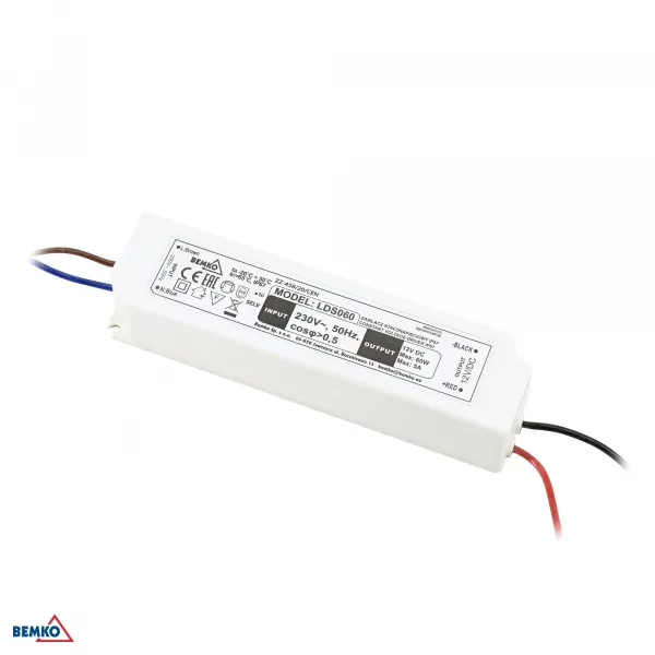 POWER SUPPLY LED  IP67 12V 60W HERMETIC