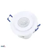 MOTION SENSOR 800W 360* WHITE P/T GLASS FRAME