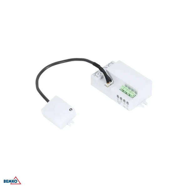 MICROWAVE SENSOR 1200W 360* IP20 RECTANGLE WHITE WITH PROBE