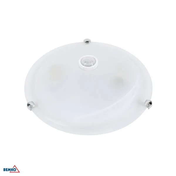 LED CEILING LAMP TAZAN PIR 2X40W E27 IP20 FI-40 GLASS+STEEL