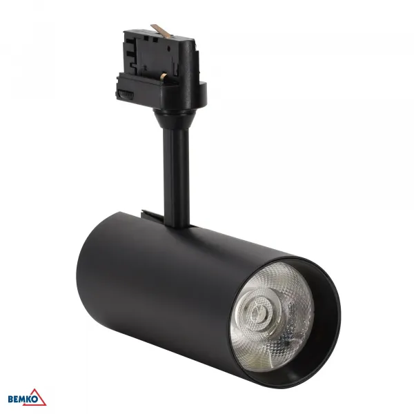 SPOTLIGHT FIXTURE VERKO BLACK 3-PHASE 30W 4000K 2400LM 36°