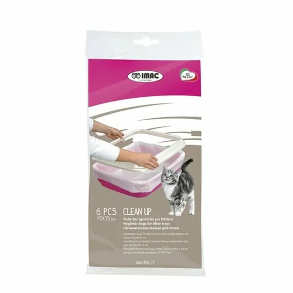Toilettilaukut IMAC Clean up 45 x 35 cm Valkoinen Muovinen